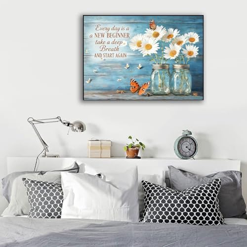 WUSARPLY Daisy Stamped Cross Stitch Kits for Beginners Adults - color: J153