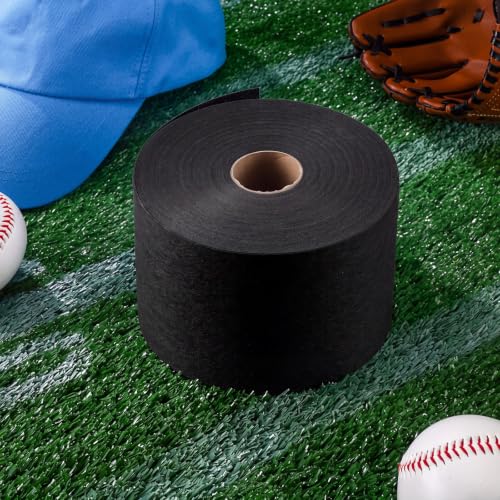 Tegeme Caps Tear Away Embroidery Stabilizer 4'' x 50 yd Roll,Black - color: Black