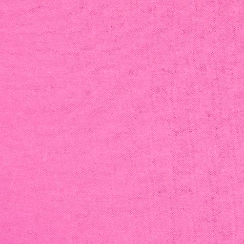 RTC Fabrics 42"/43" Wide 100% Cotton Flannel Solid Hot Pink Color DIY Crafting, Quilt, Sewing Fabric By Bolt - color: Hot Pink, size: 8 yard bolt