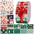 ZMAAGG Jelly Roll Fabric, 32PCS Jelly Roll, Christmas Style Quilting Fabric - color: Multicolor