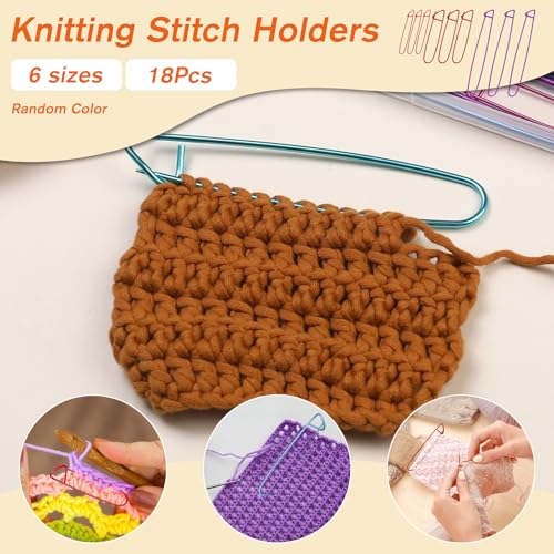 118 Pcs Stitch Markers for Crocheting Knitting Stitch Holders for Knitting - style: Style C