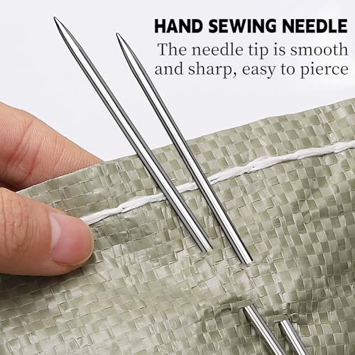 Wonvoc Long Sewing Needles, 5 Sizes 3.5/3.9/4.9/5.9/6.9 Inch Long Needles - size: 5 PCS