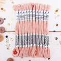 12 Skeins ThreadArt Cotton Embroidery Floss, Light Peach - color: Light Peach
