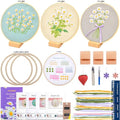 Beginner Embroidery Kit for Adults and Kids with Step by Step Instructions