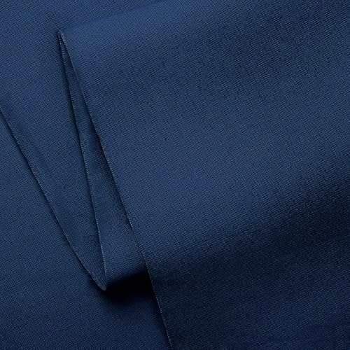 Craftido-19 Options-100% Cotton Fabric by The Yard in Solid Color 44”Wide by 3yd (9 ft) -Medium Weight 5.2 oz-Soft Cotton for Quilting, Sewing, Crafts, Binding, Backing and Lining - Navy - color: Navy