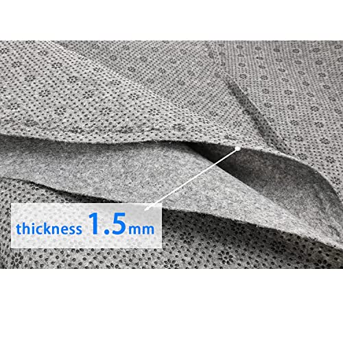 71x39 Inch Non Slip Primary Tufting Cloth Backing Fabric, Vinyl Rug Backing - size: 71 x 39 Inch