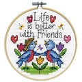 Design Works Crafts Friends Counted Cross Stitch Kit