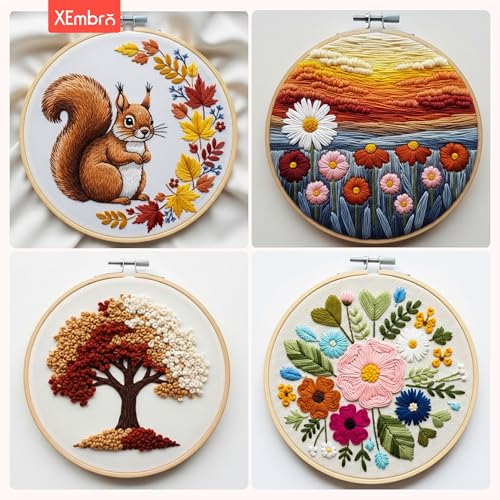 XEmbro Embroidery Hoops, 4 Inch, 9 Pieces - style: 4 Inch