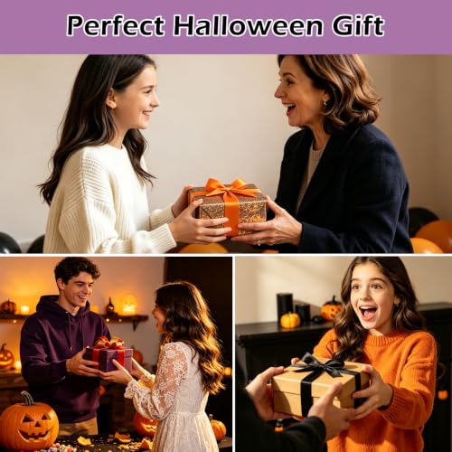 Louise Maelys Halloween Embroidery Kit for Beginners with Pumpkin Ghost - color: Happy Halloween