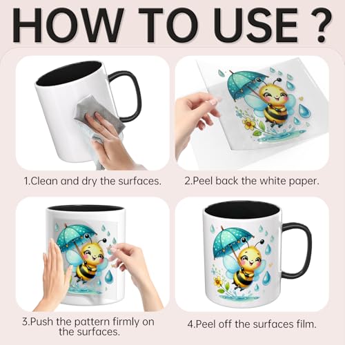 32 PCS Spring Bees UV DTF Cup Wrap Stickers - style: Spring Bees