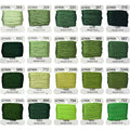 Premium Rainbow Color Embroidery Floss bobbins - Cross Stitch Threads - Friendship Bracelets Floss - Crafts Floss - 20 Bobbins Per Pack Embroidery Floss, Bright Chartreuse Gradient - color: 369-702