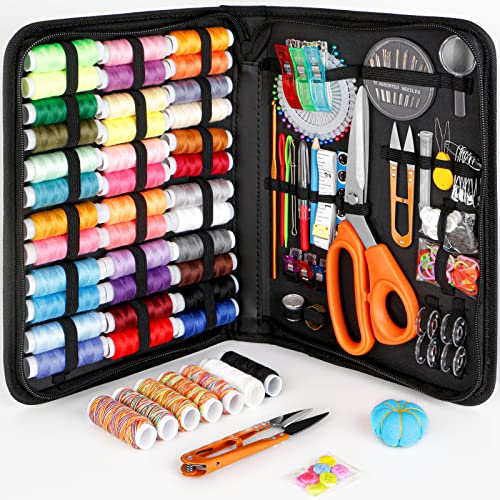 Maxfanay Sewing Kit for Adults Beginners, Portable Needle Thread Repair Kit