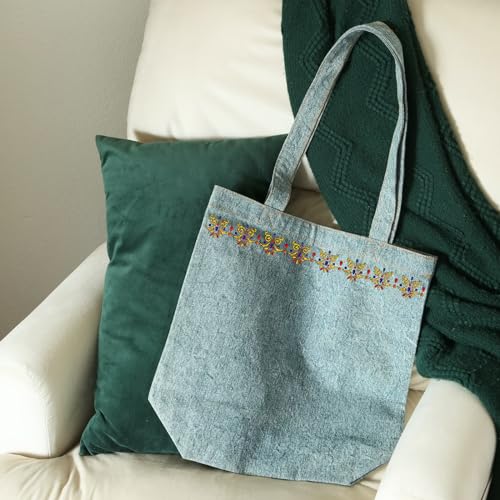 GLOBLELAND 4 Sheets Floral Lace Water Soluble Embroidery Pattern - color: Floral Lace
