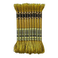 8 Meters 12 Strands Metallic Embroidery Floss Cross Stitch Needlework Thread, Metallic Dk Gold, 10 Skeins - color: Metallic Dk Gold