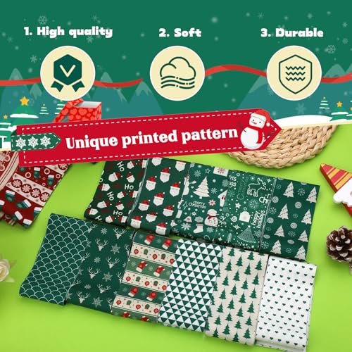 ZMAAGG Jelly Roll Fabric, 32PCS Jelly Roll, Christmas Style Quilting Fabric - color: Multicolor