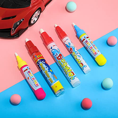 Tenare 10 Pcs Water Doodle Pens for Kids Water Mat Water Book, Refill Pens