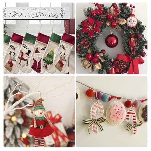 Gold Ornament Hangers - 200 Pack Hooks for Christmas Trees - color: Gold (200 Pcs)