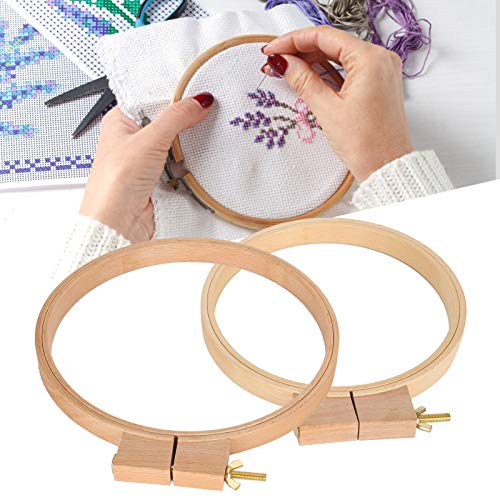 Comdry Quilting Hoop, Oval Universal Practical Embroidery Hoops, for Art Craft Handy Sewing Embroidery Cross Stitch Needle Point Silk Painting