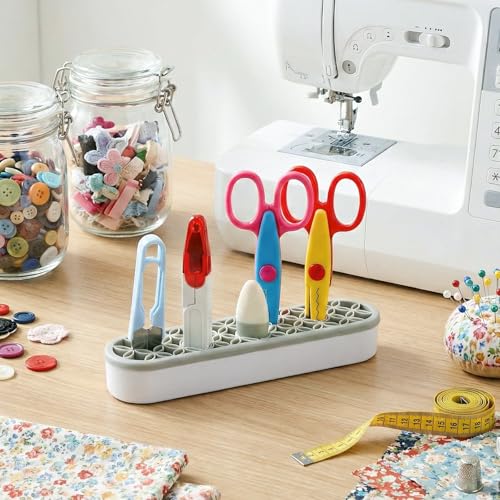 Elsjoy 3 Pack Silicone Makeup Brush Holder, Desktop Cosmetic Organizer Pen Holder, Sewing Tool Holder Beauty Tool Organizer Stand for Brush, Scissors, Toothbrush