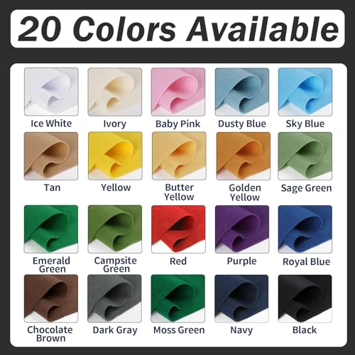 Black Fabric Sheet 108" X 36", 1.4mm Thick Large Soft Durable Flexible Craft Felt by The Yard, Nonwoven Fabric for DIY Sewing, Arts and Crafts, Decoration Projects - color: Black, size: 3 yard pre cut