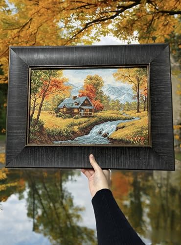 RIOLIS 1079 Autumn View Counted Cross Stitch Kit 14.96 x 10.24 in - style: Autumn View 1079