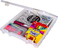 ArtBin 9100AB Super Satchel Slim 1 Open Compartment, Art & Craft Organizer, [1] Plastic Storage Case, Clear - style: 1 Compartment