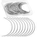 Curved Needle, 50 PCS Curved Sewing Needles, Curved Upholstery Needle - style: 50 PCS B
