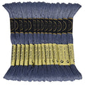 LE PAON Embroidery Floss, 14-Pack Six Strands 100% Long Staple Cotton Embroidery Thread, 8.7-Yard，Color Number：161, Grey Blue - color: 161