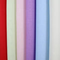 KCS 6 pc of 15" x 18" (38cmx45cm) Counted Cotton Aida Cloth Cross Stitch Fabric Rolled Box (18CT-E) - color: 18ct-e