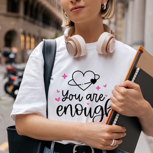 Wxiben Dtf Transfers Ready to Press - 20 Pcs Mental Health Iron on Transfers for T-Shirts Inspirational Heat Transfer Vinyl Decals Stickers Positive Awareness Iron on Patch for Clothing Bag DIY Craft - style: Mental Health