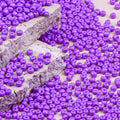 10150pcs 2mm Glass Seed Beads Bulk, 12/0 Mini Small Round Bead for Jewelry Making Tiny Craft Glass Seed Beads for Jewelry Making Bracelet Wrist Necklaces(Light Purple) - color: Light Purple