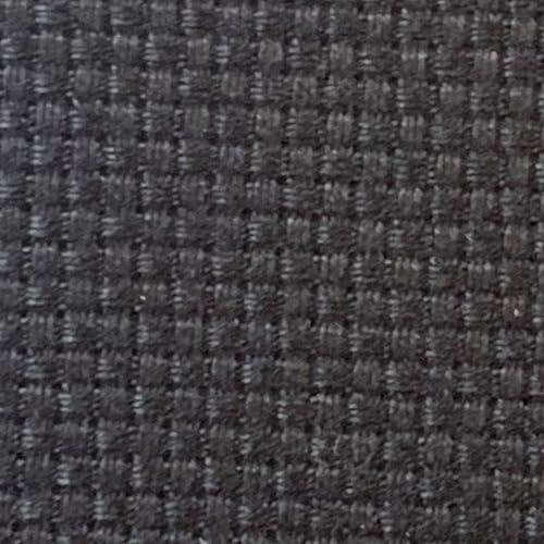 2 Sheets of Black 11 Count Aida Cloth – 18 x 18 Inch Pre-Cut Fabric Squares – Cross Stitch Fabric – 100% Cotton – Ideal for Needlework & Embroidery – The Knotty Unicorn - color: Black