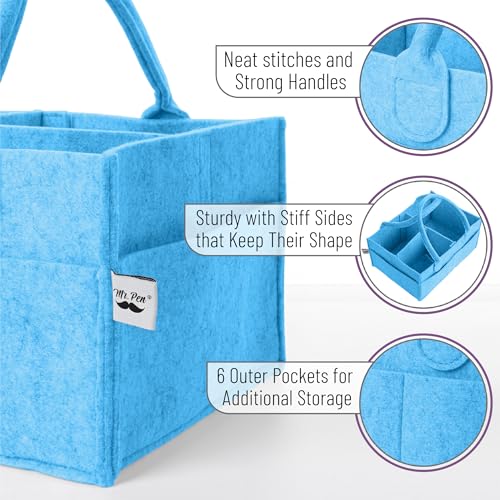 Mr. Pen- Baby Diaper Caddy Organizer, Blue - color: Blue, size: 1 Pack, Regular