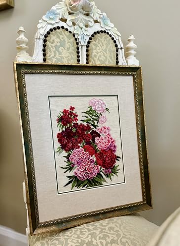 RIOLIS 1463 Sweet William Counted Cross Stitch Kit 9.5 x 11.75 in - style: Sweet William 1463