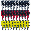 Lightning Bolt Iron on Patches Thunderbolt Sew on Patch for Clothing, Hats, Backpacks, Jackets, and Bags - color: Lightning Bolt