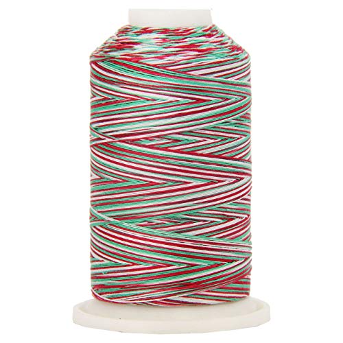ThreadArt Multicolor Cotton Thread, 600M 40/3, Holiday 7739 - color: Holiday