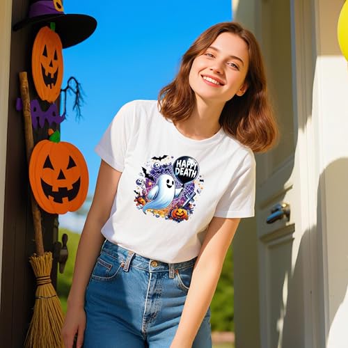 20 Sheets Halloween Iron on Transfers for T-Shirts - color: Colorful