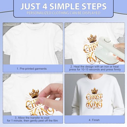 Rngmsi Dtf Transfers Ready to Press - 22 Pcs Christian Bible Verse Iron on Patches for T-Shirts, Cross Jesus Religious Iron on Stickers Heat Transfer Vinyl Decals for DIY Fabric Clothes Decor - style: Christian Bible Verse