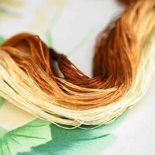 Natural 100% Mulberry Handmade Embroidery Silk Thread Silk Floss (58) - color: 58