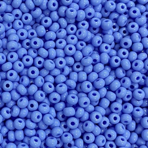 Czech 6/0 Glass Seed Beads 20 Grams 280 Pcs (Light Lilac) - color: Light Lilac