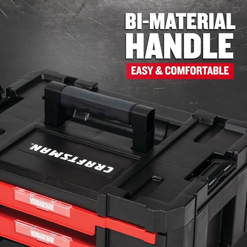 CRAFTSMAN Plastic Tool Box With Drawers, Organizer and Storage (CMST17804) (Pack of 4) - size: (Pack of 4)