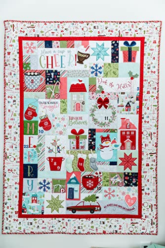 Kimberbell Embellishment Cup of Cheer Kit (46 Pcs): Includes Ribbon, Seasonal Buttons, Sound Box, Felt, Bells, Lace Zippers, Variety of Colors, Pair with Machine Embroidery Design