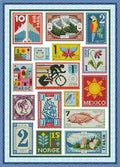 CaptainCrafts Stamped Cross Stitch Kit for Adults Small Stamp Collection - color: Small Stamp Collection, size: Stamped