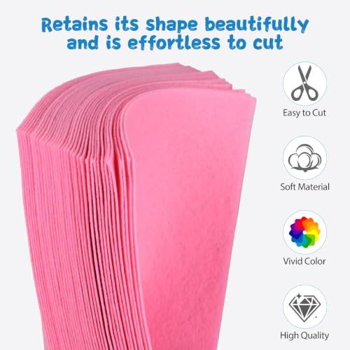 12x8 Inch 66Pcs Pink Cards, Craft Supplies, Card Making and Art Projects - color: Pink-66pcs