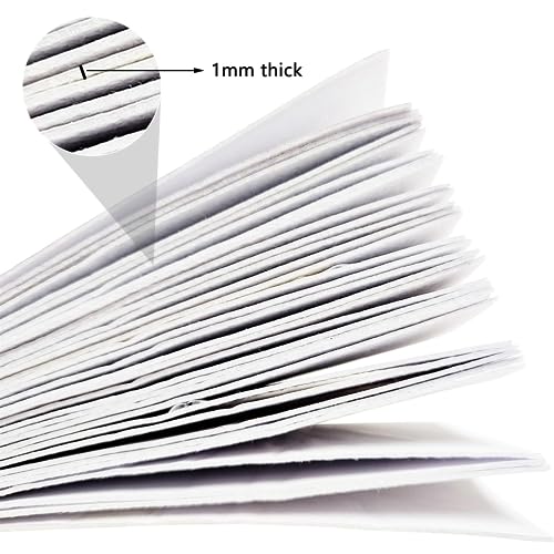 Jtnohx Self Adhesive Felt Sheets Adhesive Backed Felt Fabric White 4"x8" - color: White
