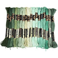 18 Skeins 6 Strands Green Embroidery Floss Thread for Crafts - color: Green