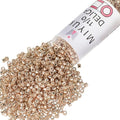 Miyuki Delica Seed Beads - color: DB0433 - Galvanized Champagne