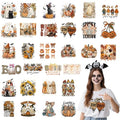 DTF Transfers Ready to Press, 30 Pcs Fall Ghost Iron on Transfers - color: fall ghost046