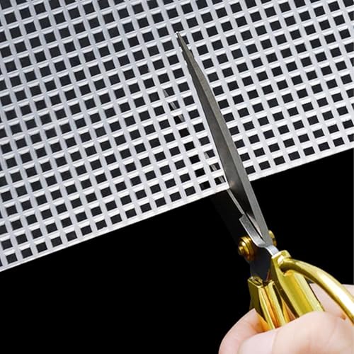 Allazone 30 PCS 7 Count Plastic Mesh Canvas Sheets 5.43 X 5.43 Inch Plastic Canvas Embroidery Crafting Acrylic Yarn Crafting Knit Crochet Projects Make Dividers - color: 30 PCS - Standard