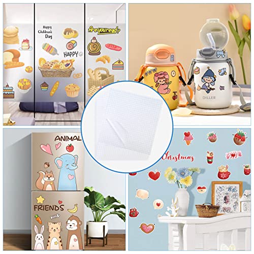 selizo 20 Pack Clear Transfer Tape, Contact Paper Decal Transfer Sheet Low Tack Ease Paper Transfer Tape for Craft - color: 20 Pack, size: Low Tack Tape without Grid Lines